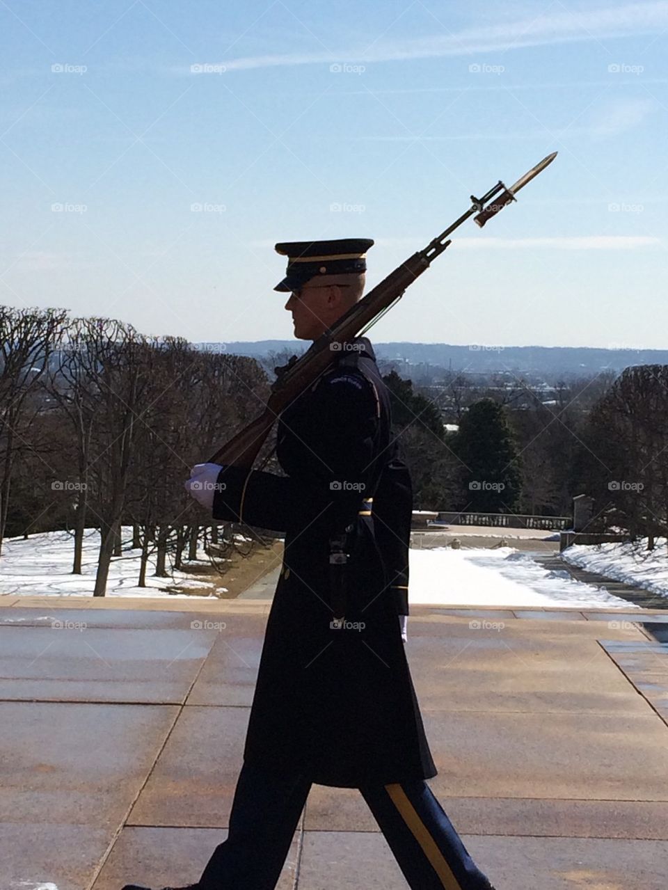 Soldier Guarding Tomb of the Unknown Soldier