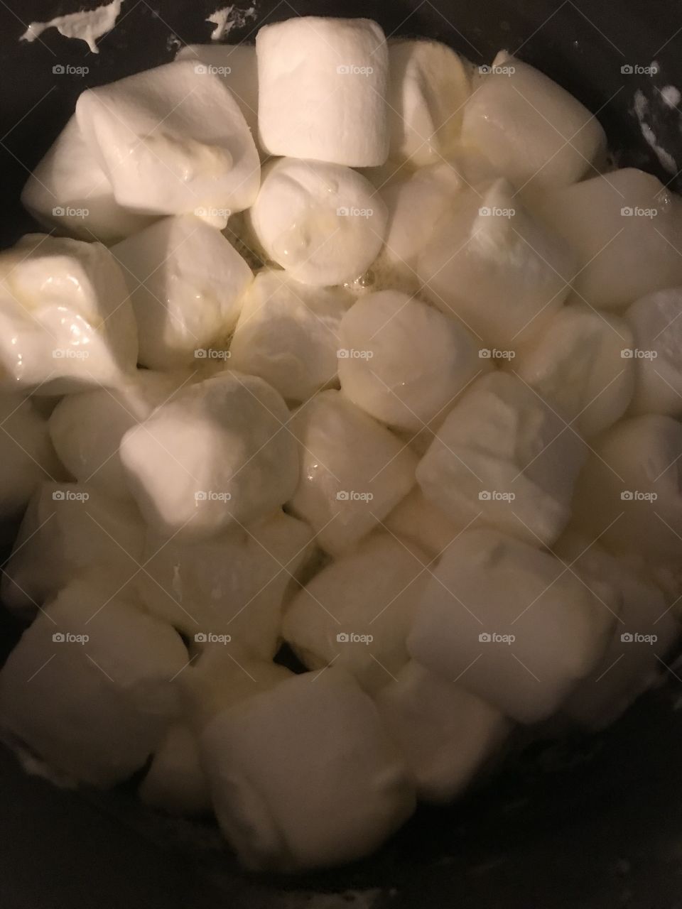 Melting marshmallows 