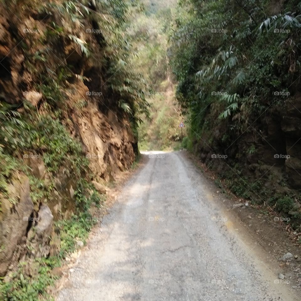 mountain road way