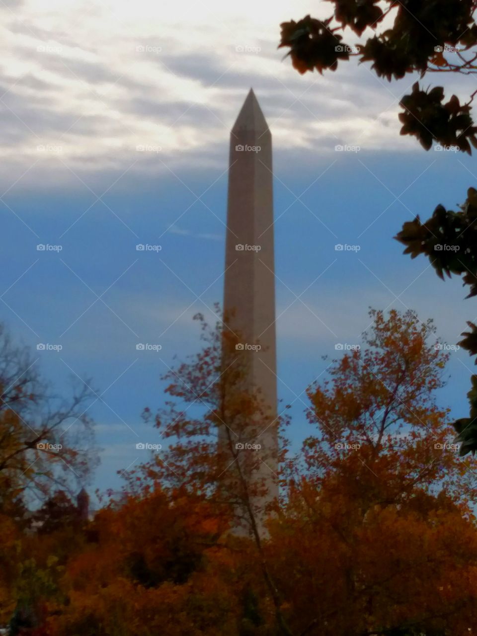 Early fall, Washington Monument.
