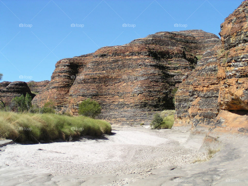 A river through the Bungle Bungles.