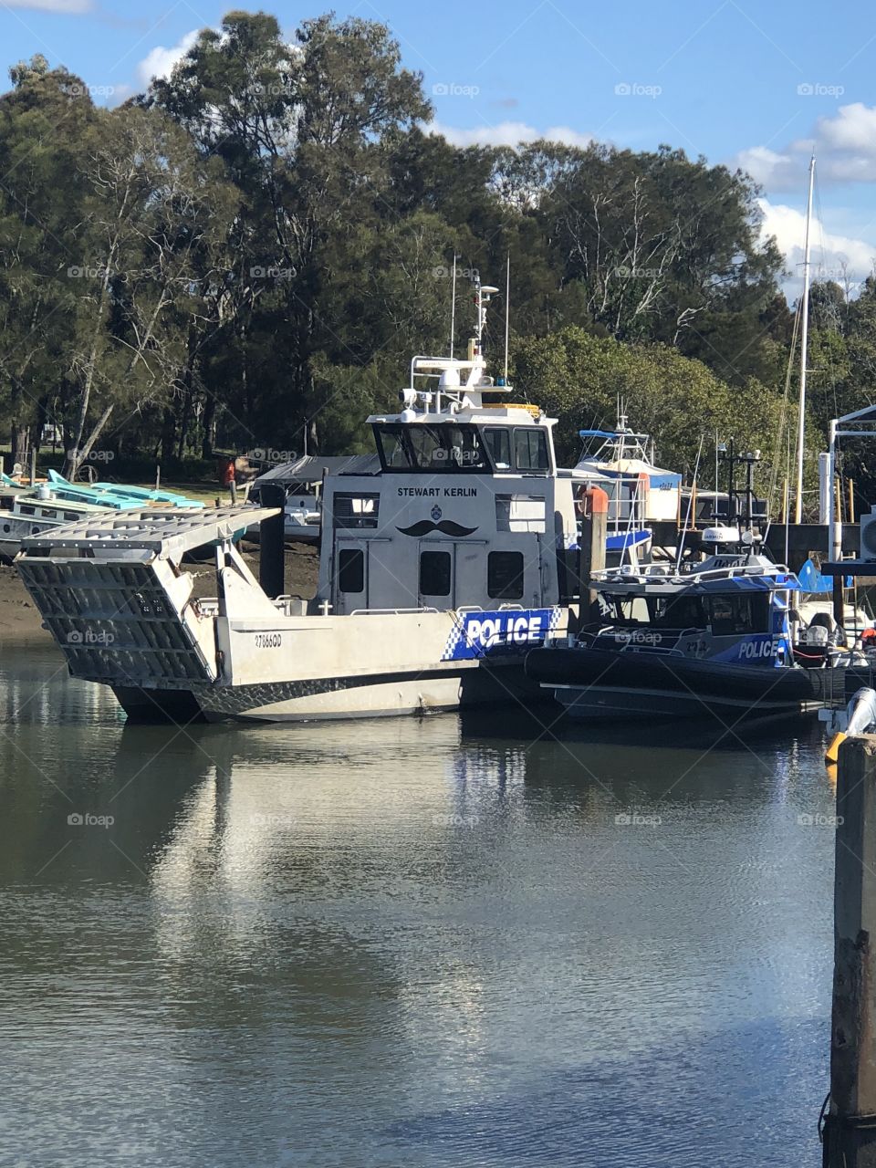 Police boats