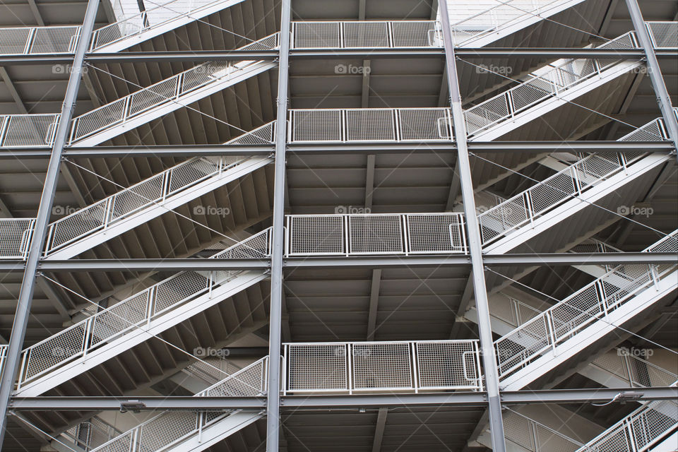 pattern structure balcony stairs by javidog