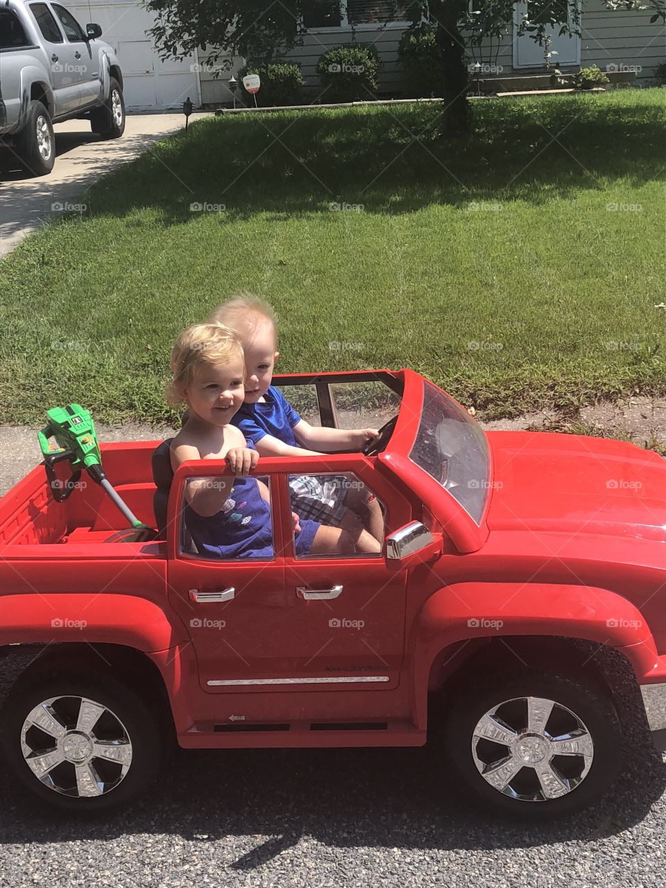Toddler truck rides 