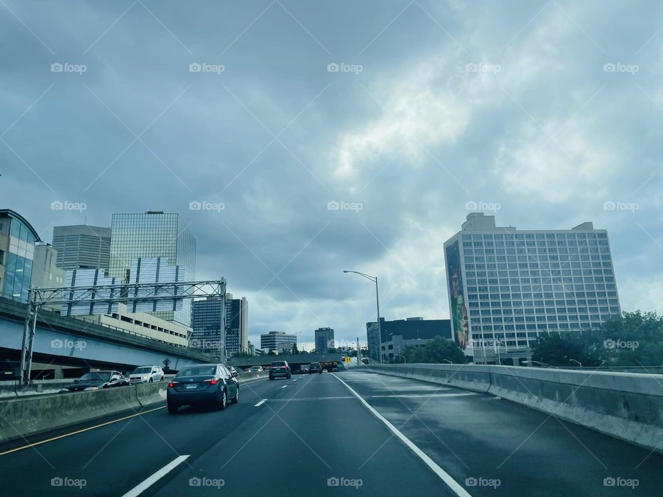 Car on road 