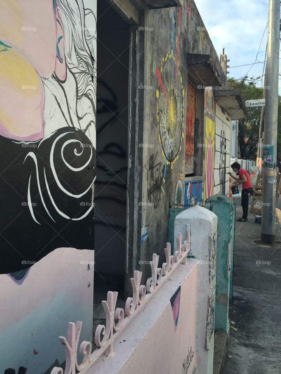 Graffiti, Street, People, City, Urban