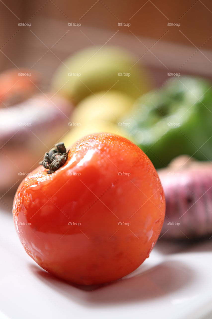 Healthy fruits and vegetables