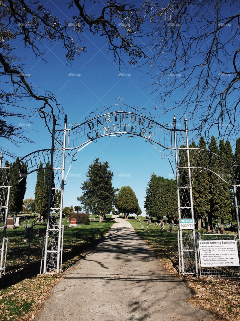 haunted cemetery in green lake, wi