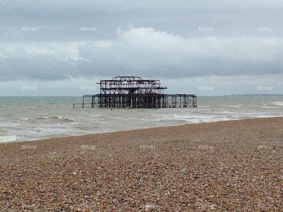 Old pier in Brighton