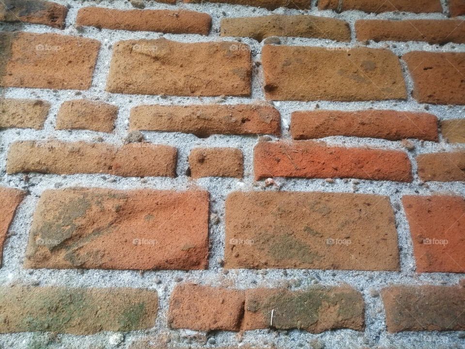 Wall and rectangle