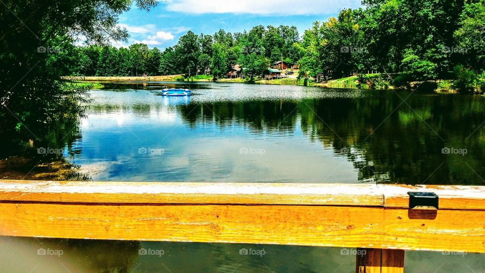 autumn rain reflections