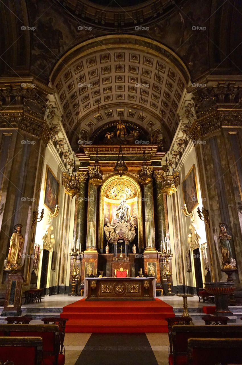 High altar at Parroquia de San José, Madrid 