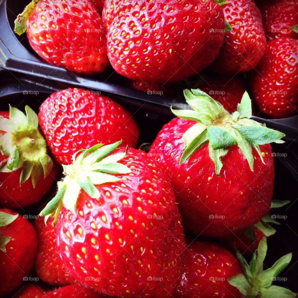 Strawberries. Fresh strawberries