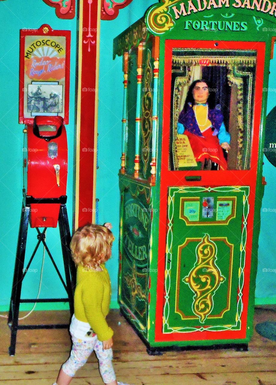 Colours of old arcade