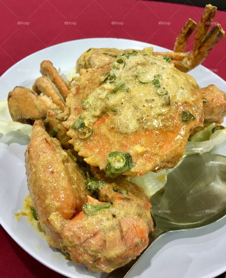 Salted egg crab