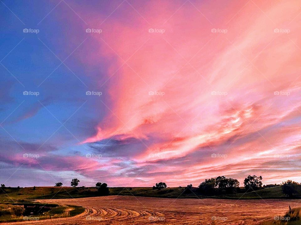 colorful clouds