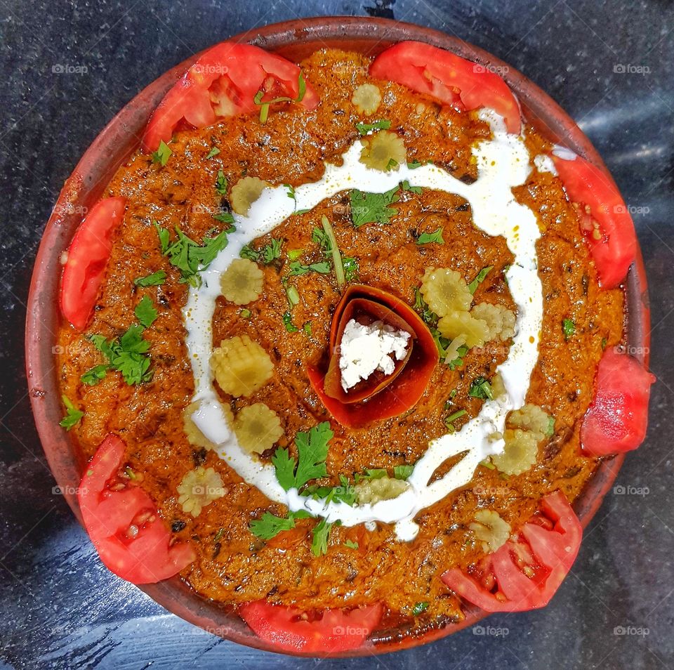 Paneer Tikka Masala from pure milk.