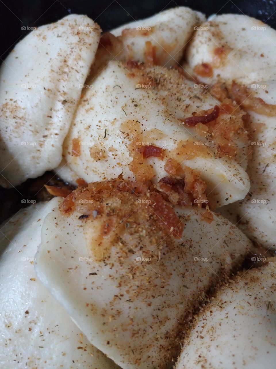 dumplings with potato seasoning