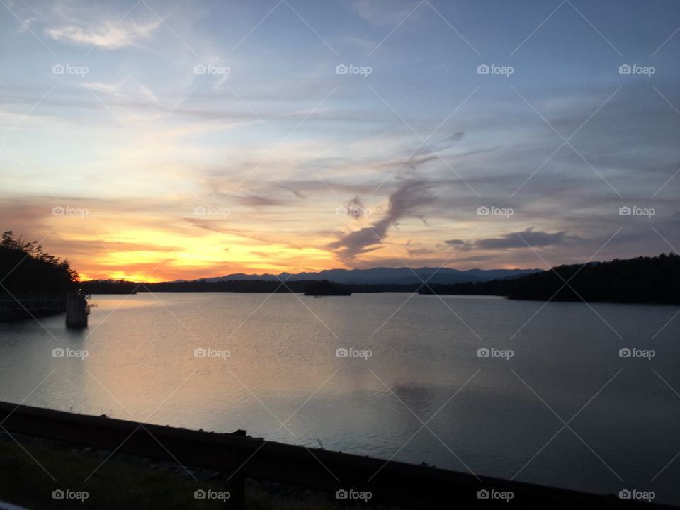Water, Sunset, Dawn, Lake, Landscape