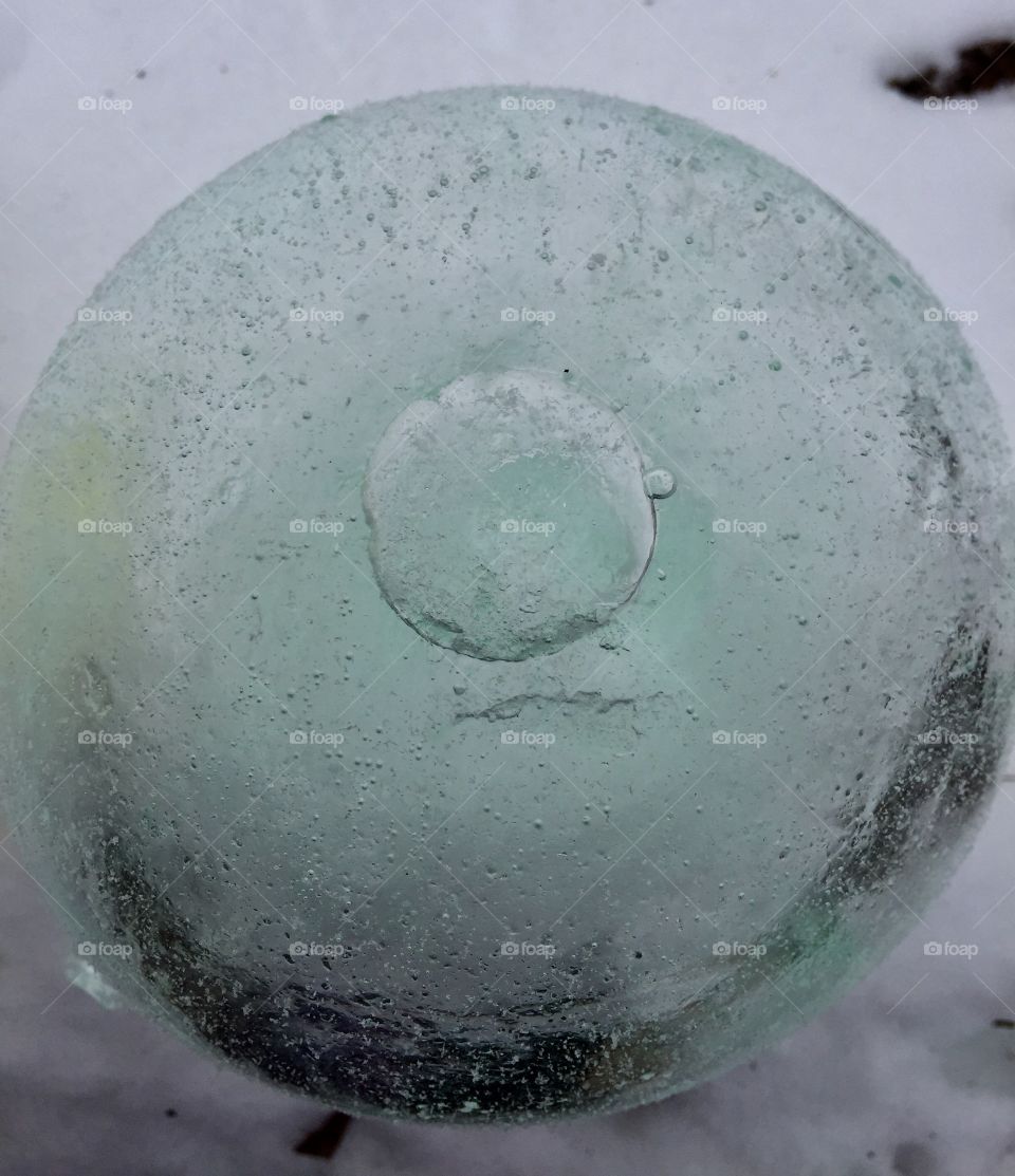 Colored Ice Globe