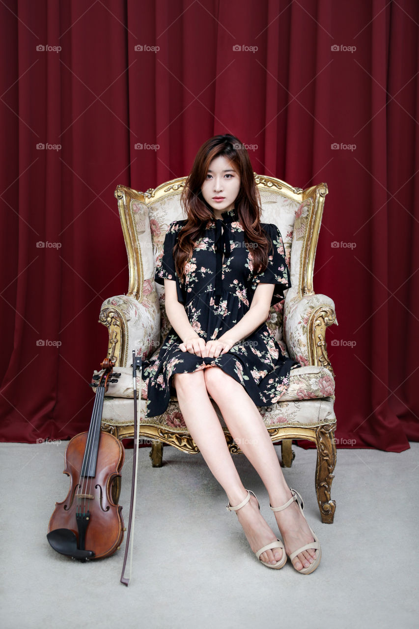 Beautiful Korean violinist