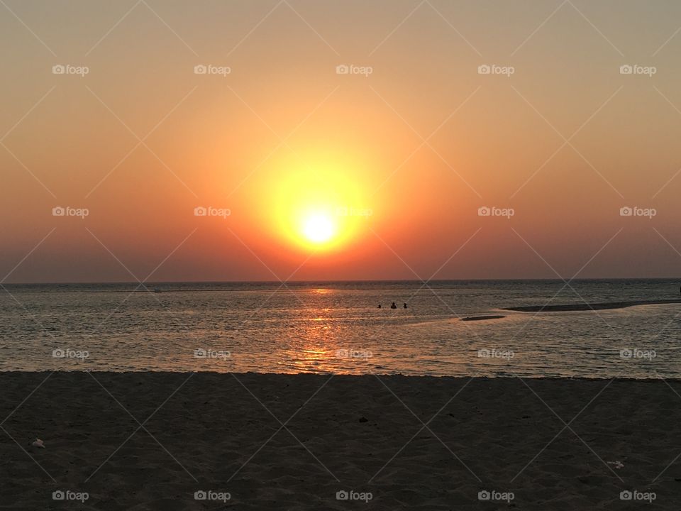 Sunset in Rad Sudr Egypt 