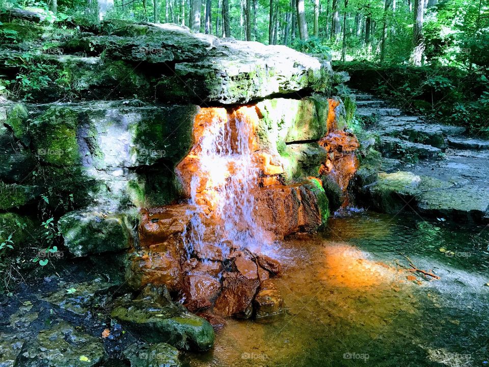 The Glen Helen natural spring in yellow springs, Ohio 