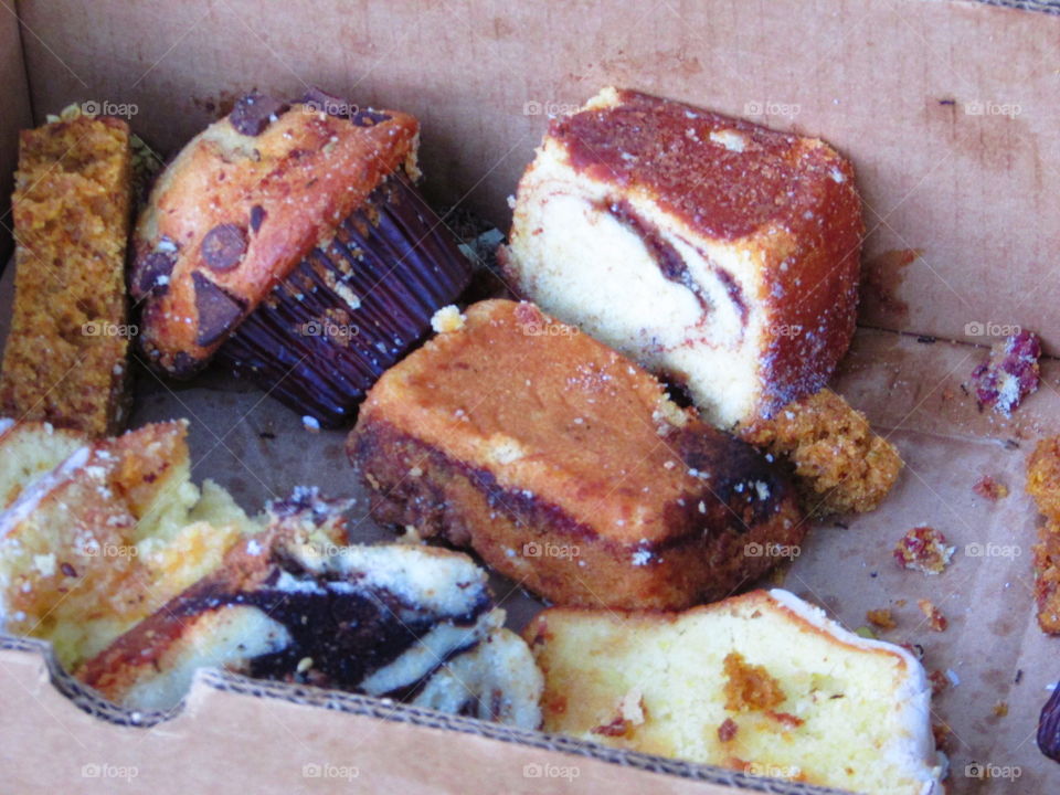 cake, muffins, pastries