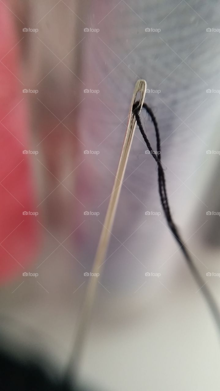 through the eye of a needle