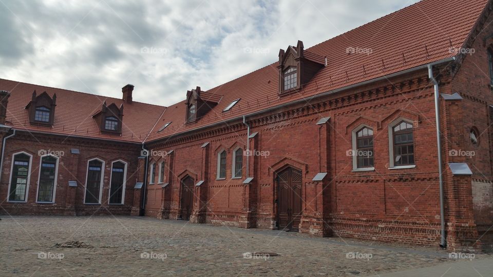 Stables. 17th century stables in Lithuania, Raudondvaris