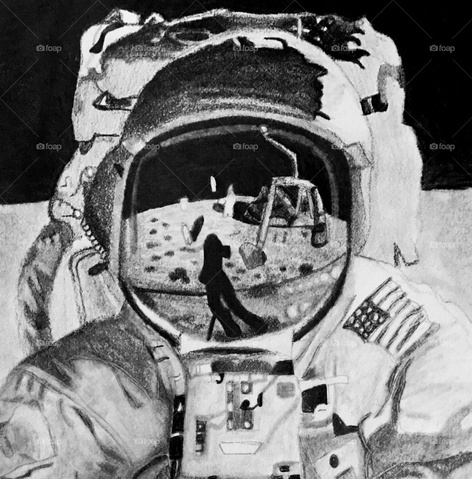Astronaut drawing 