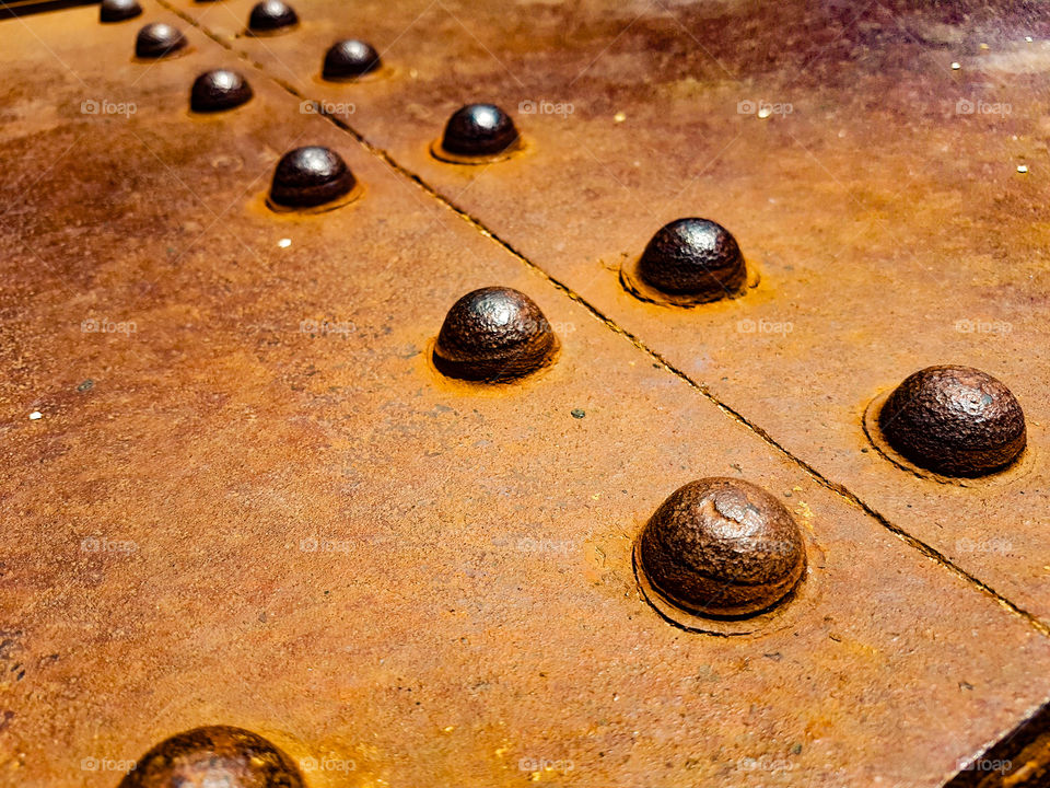 old rusted bolts