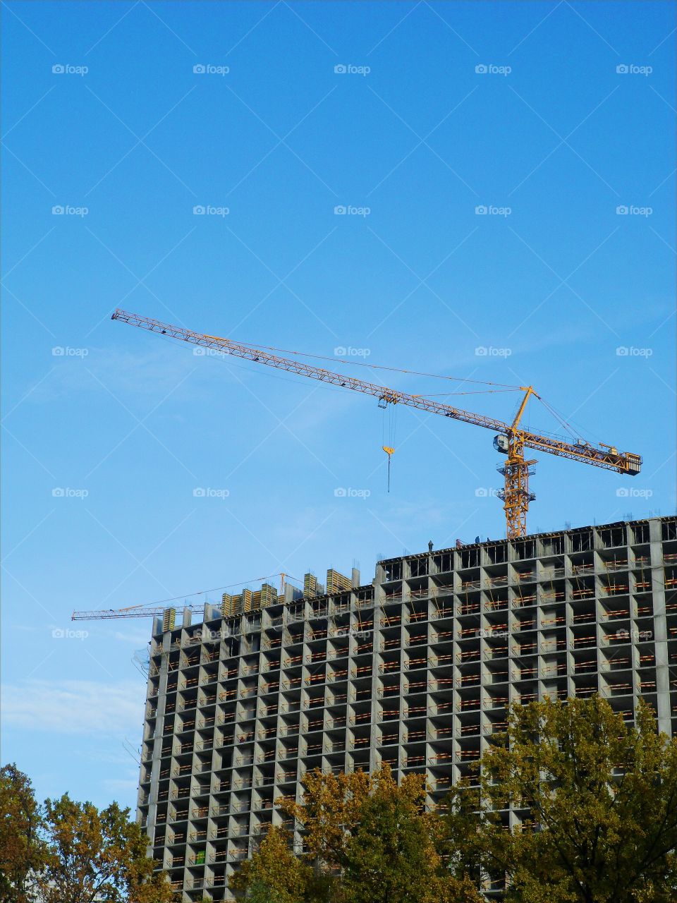 construction of a new residential building in Kiev