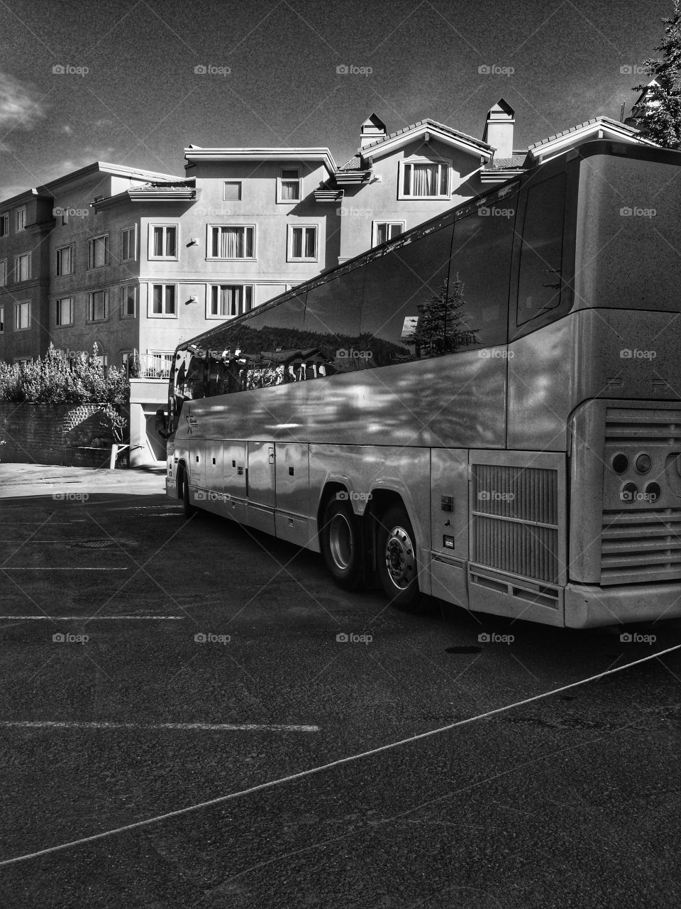 Waiting for the bus! 