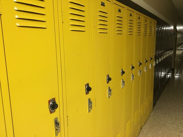 Yellow Lockers 