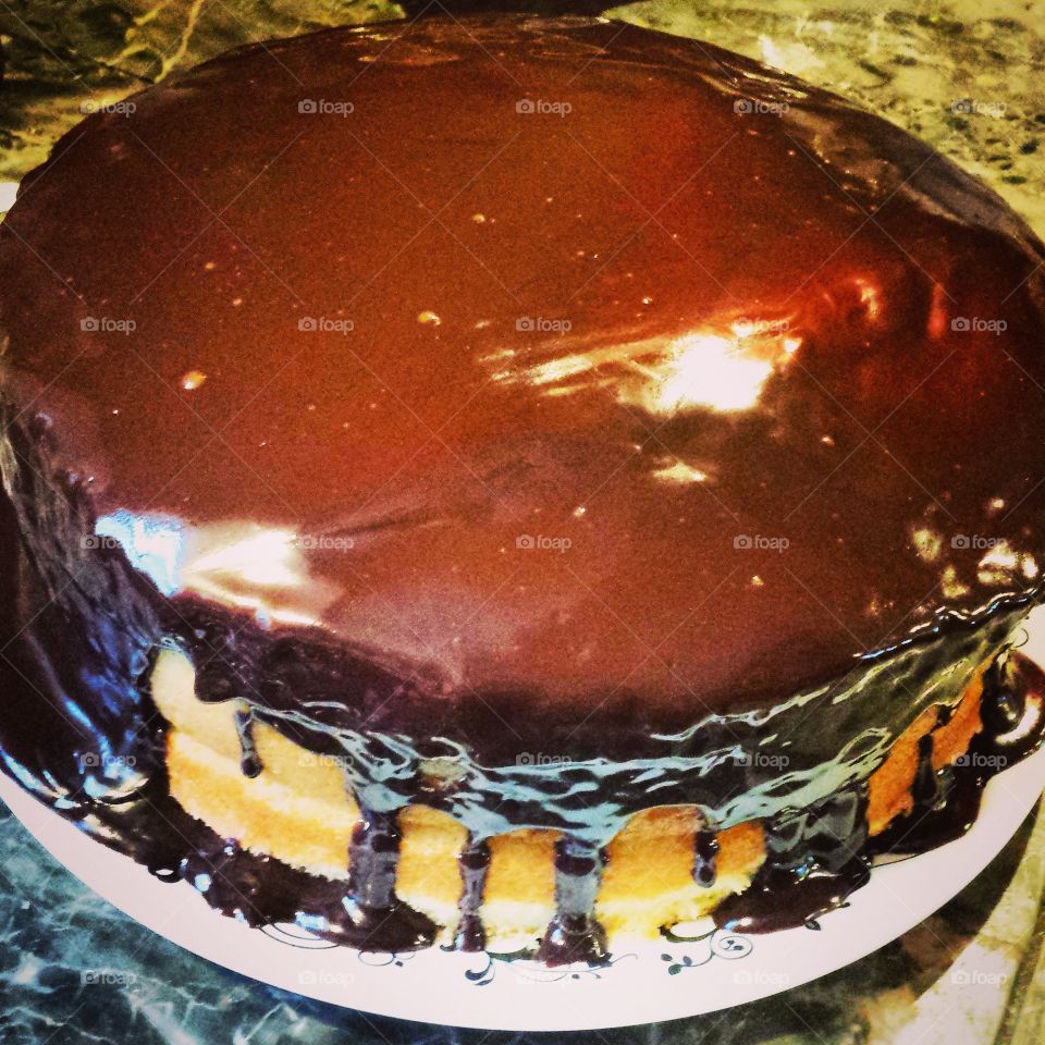 Boston Creme Cake