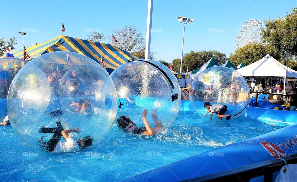 Fun summer at the city fair