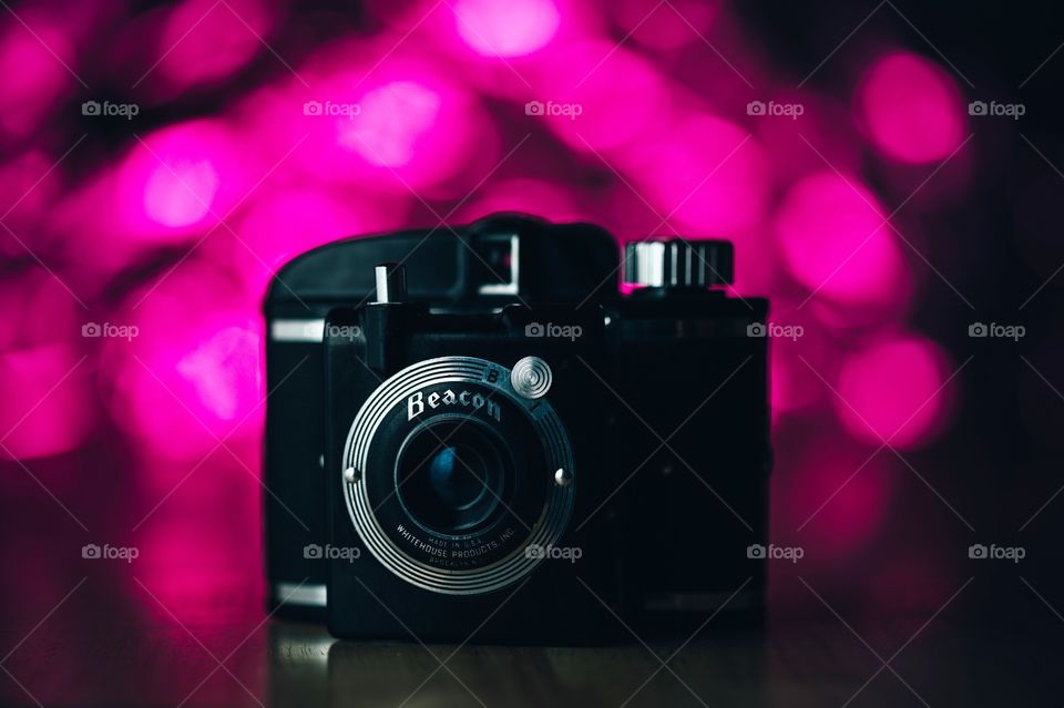 Bokeh Vintage Camera