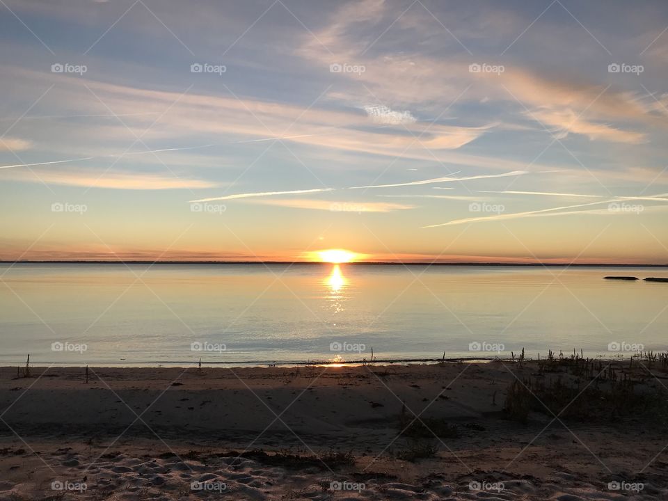 Sunrise at Vita Sand, Sweden 