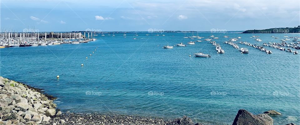 Harbor in brittany 