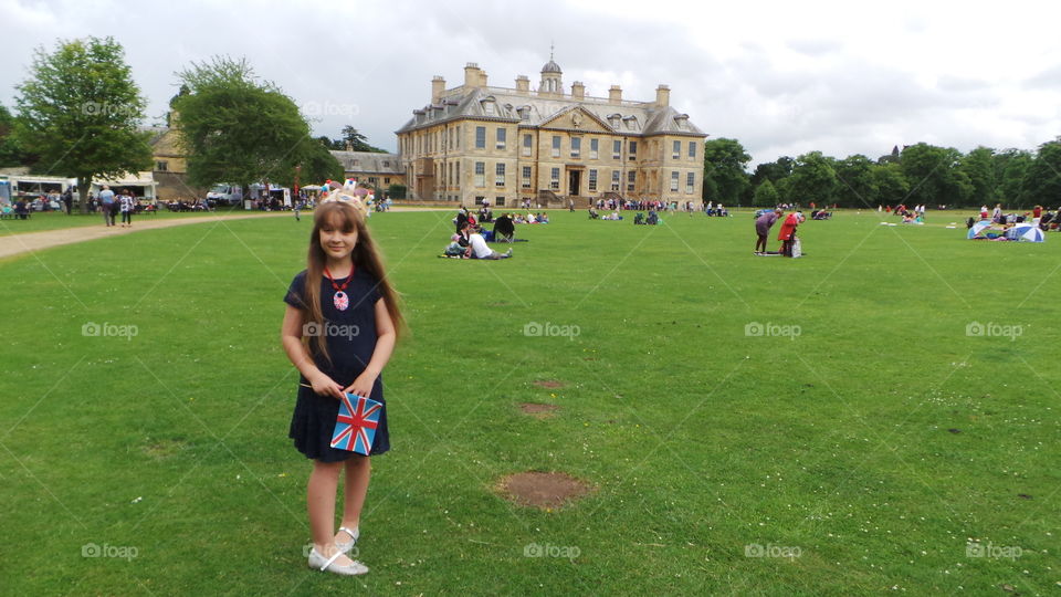 the Queens 90th birthday celebrations at belton house. England