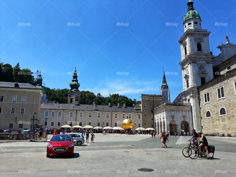A peaceful street view