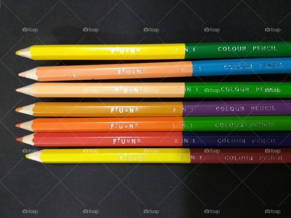 Fun pencils different colors