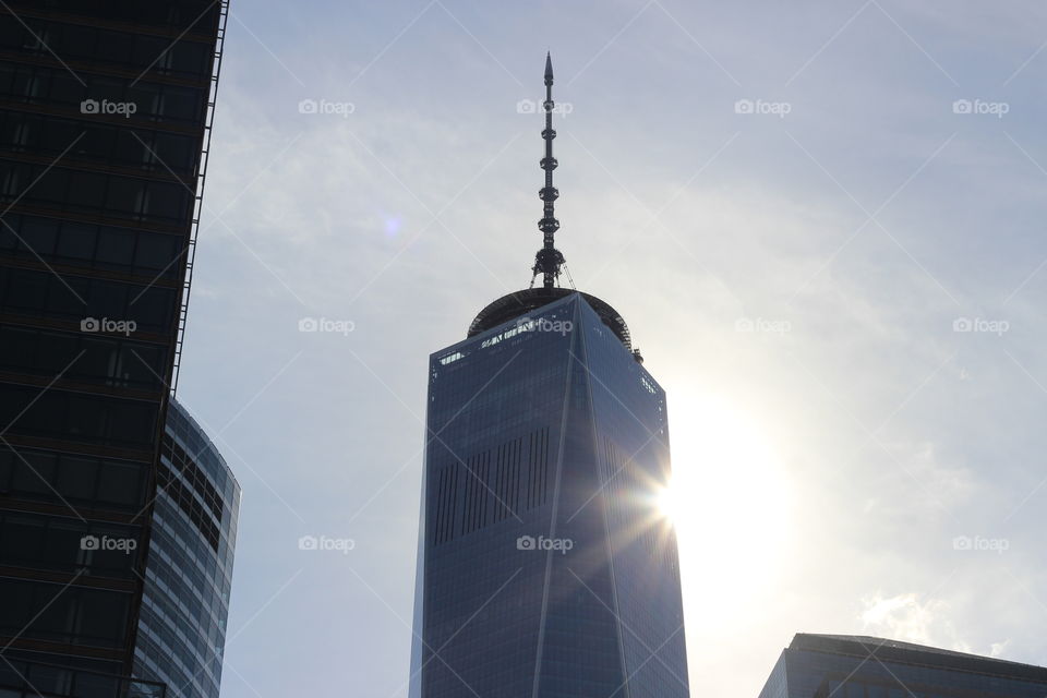 One WTC. World Trade Center memorial building
