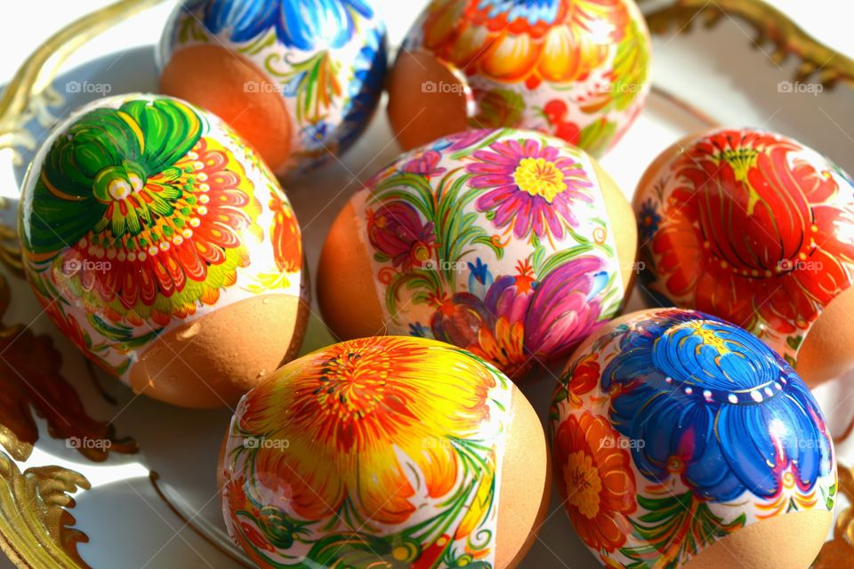 Decoration, Traditional, Easter, Color, Ornate