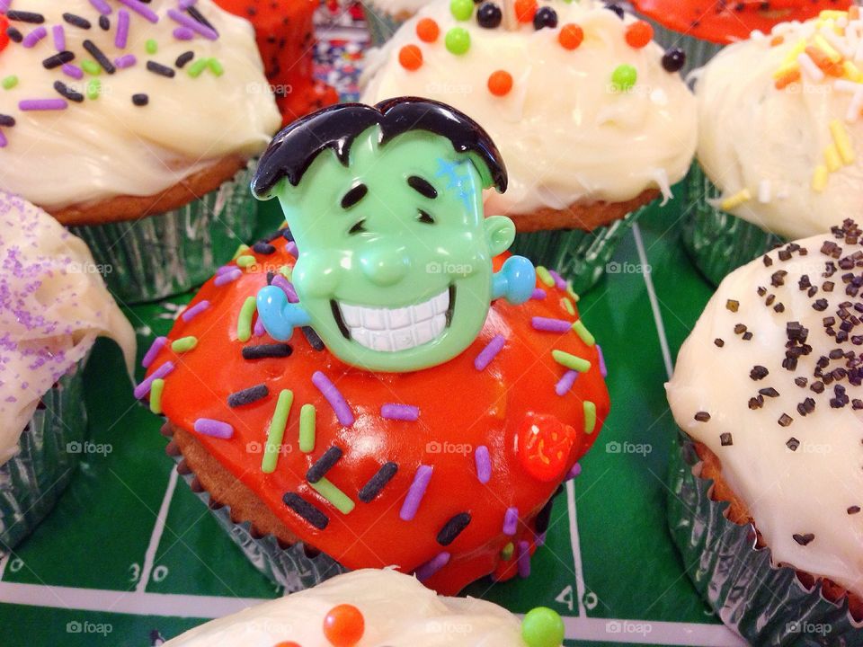 Halloween cupcakes. 