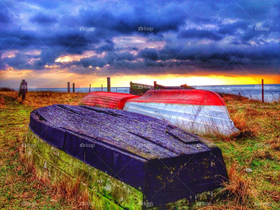 Boats awaiting Sunmer