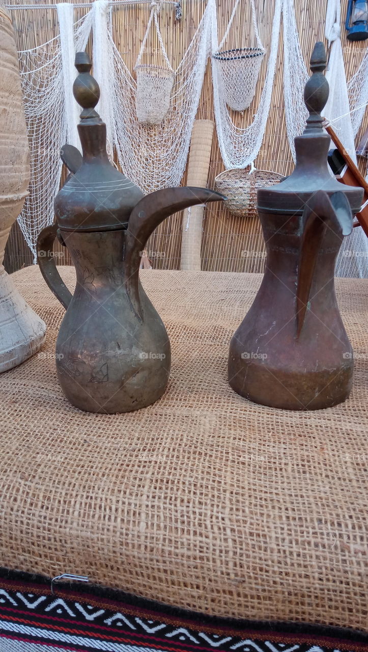 Historical Arabic teapot of UAE