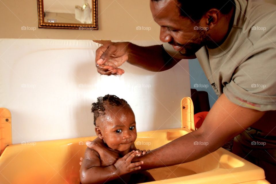 SuperDad . Despite his busy schedule, he cooks, bathes and plays with his daughters.

Parents, tell us how you balance being a parent with your job?