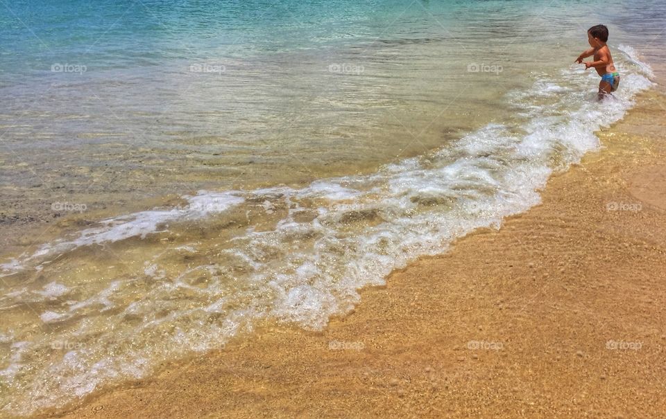 Early summer swimming